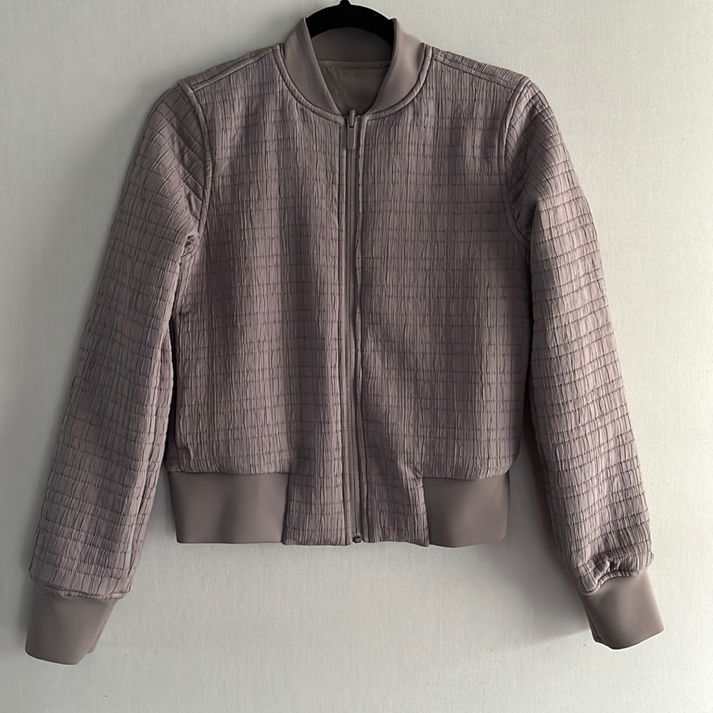 lululemon athletica Dusty Purple Bomber Jacket